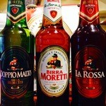 オステリア フィオレンツァ - イタリアビール「モレッティ」３種類あります！