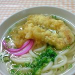 みかんや食堂 - エビ天うどん５２０円