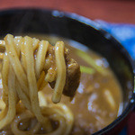 味万 - ２－２）カレーうどんの麺