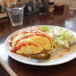 こだわりラーメンカフェ 壺水天 - オムライス６８０円