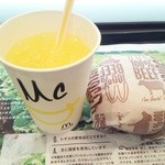 マクドナルド - マックフィズ夏みかん100円  ハンバーガー100円