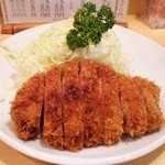 とんかつ燕楽 - ロースかつ定食