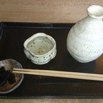 Soba Ya Nagomi - 2016/02/24 13:10訪問　稲里純米の熱燗