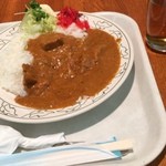 男鹿みなと市民病院 院内食堂 - とり肉カレー580円。