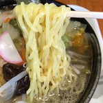 男鹿みなと市民病院 院内食堂 - タンメン　麺アップ