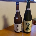 Jizake no Asahi - 豊盃　特別純米酒1,471円 ぱんぱか1,389円