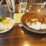 サムワン - 本日のサービスランチ（とんかつカレー）