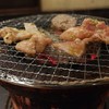 七輪焼肉 安安 - 料理写真:焼ける雰囲気