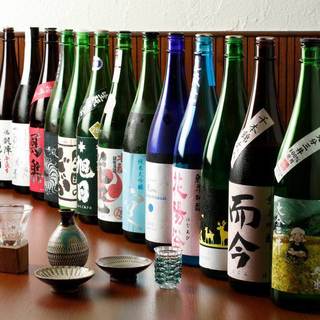 日本酒を常時100種類以上ご用意しております！