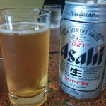 大正洞清風苑 - 缶ビール350円