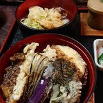 Una Sen - 白身魚天丼アップ