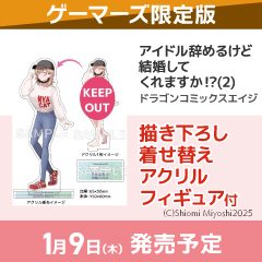 アイドル辞めるけど結婚してくれますか!?(2) ゲーマーズ限定版【描き下ろし着せ替えアクリルフィギュア付】