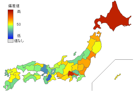 都道府県別コンビニ店舗数 - とどラン