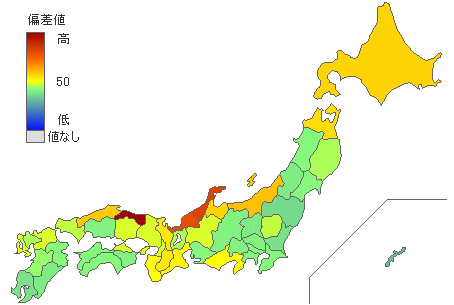 都道府県別カニ消費量 - とどラン