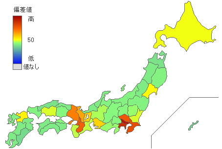 都道府県別鉄道通勤・通学率 - とどラン