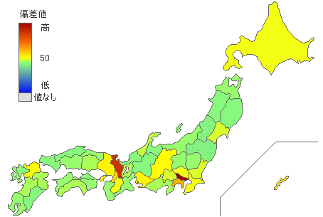 都道府県別在日フランス人 - とどラン