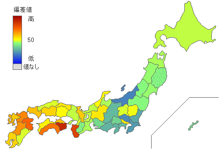 都道府県別循環器科医師数 - とどラン