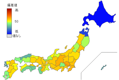 都道府県別公立小学校プール設置率 - とどラン