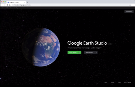 Google Earth Studio、衛星画像と3Dモデルで空撮動画を作れるツール