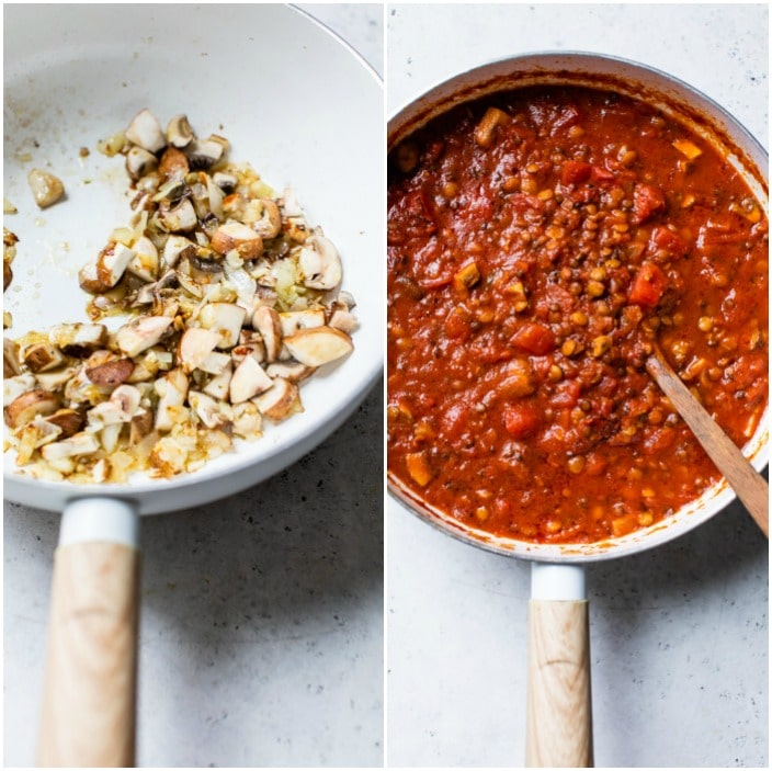 how to make lentil bolognese