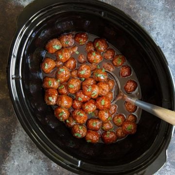 Crock Pot Grape Jelly Meatballs