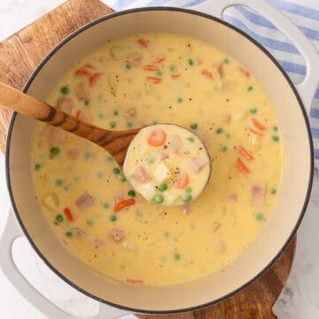 Cheesy Ham and Potato Soup