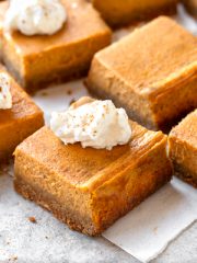 Pumpkin Pie Bars | thecozyapron.com