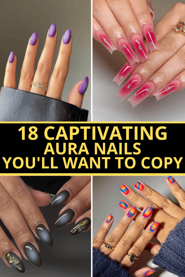 18 Captivating Aura Nails You'll Want To Copy