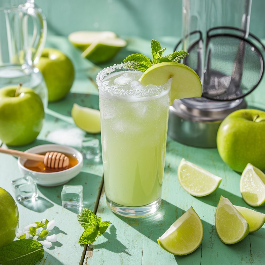 Green Apple Delight Mocktail Recipe