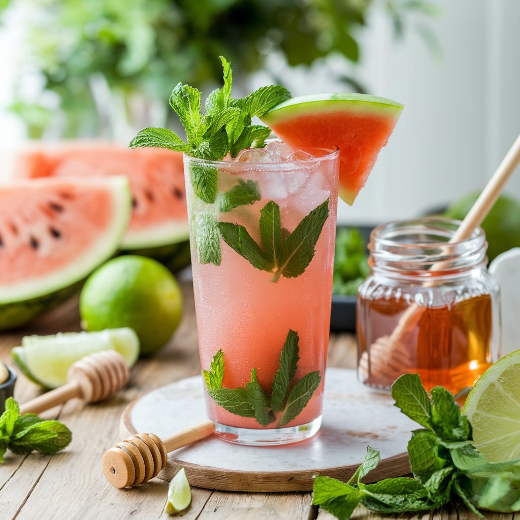 Magic Melon Mojito Mocktail Recipe