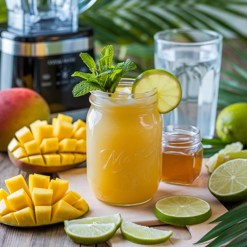 Mellow Mango Mixer Mocktail Recipe