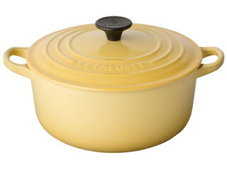 LE CREUSET/ル・クルーゼ AKKA004　ココット・ロンド　2501　24　クインスイエロー