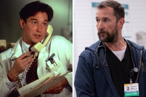 Noah Wyle in 'ER' and 'The Pitt'