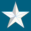 White star on navy