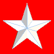 White star on red