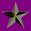 Gray star on purple