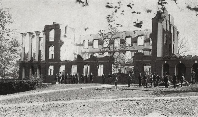 File:University of Virginia Rotunda Annex ruins.jpg