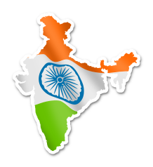 File:Flag map of India.svg