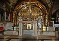 Under the altar, there is the place where it is believed Jesus died on the cross.