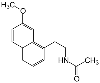 File:Agomelatine Structural Formula V.1.svg