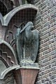 Deutsch: Kontorhaus Chilehaus in Hamburg-Altstadt: Detail der Arkaden von Richard Kuöhl an der Straße Pumpen. This is a photograph of an architectural monument. It is on the list of cultural monuments of Hamburg, no. 29133.