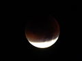 Deutsch: „Ernteblutmond“ am 28. September 2015 über Bochum. English: Lunar eclipse over Bochum, Germany; 28 Sep 2015.   This file was uploaded with Commonist.