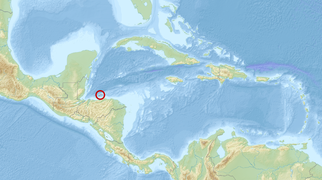 Dasyprocta ruatanica distribution map.png