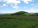 Čeština: Újezdská hora v Kletečné. Okres Litoměřice, Česká republika. English: Újezdská Mountain in Kletečná village, Litoměřice District, Czech Republic.