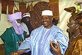 Touré visiting a Malinese crafts and culture exhibition in Washington DC