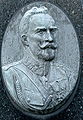 Relief portrait of Eugeniusz Pogorzelski, a Polish general. Featured on a grave of general Pogorzelski at Warsaw's Powązki cemetery