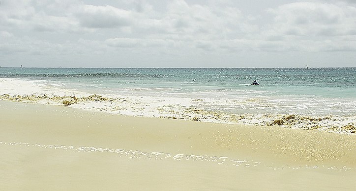 A beach on Sal island.