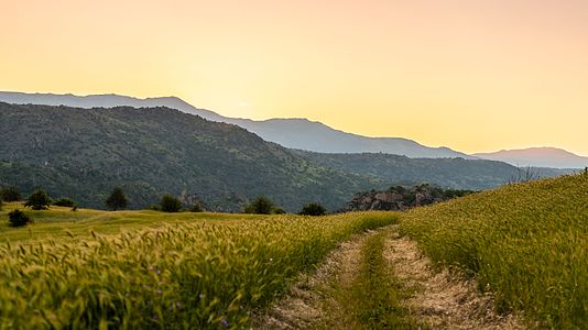 Landscape in Mariovo, Macedonia