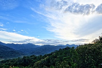 Menoreh Mountains in Java