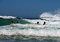 * Nomination Playing in the waves. Porto Covo, Portugal -- Alvesgaspar 08:22, 24 August 2009 (UTC) * Promotion good impression of waves and atmosphere --Mbdortmund 15:53, 25 August 2009 (UTC)